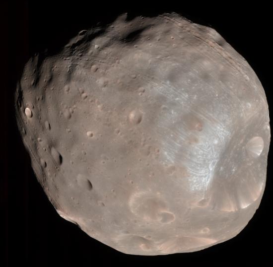 Фобос. Фото: NASA/JPL-Caltech/Univers...