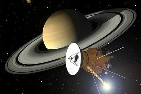 Станция Cassini.  Изображение: Trarot...