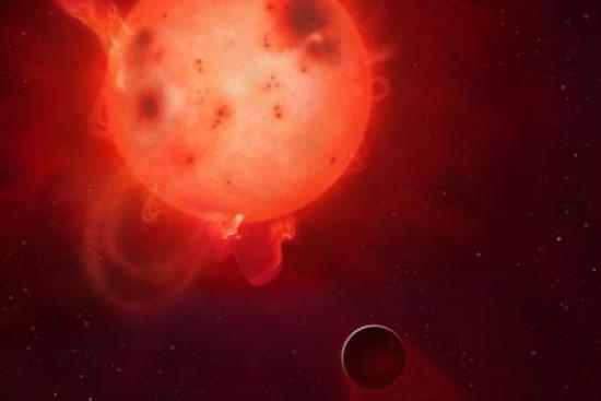 Уничтожение атмосферы Kepler-438b изл...