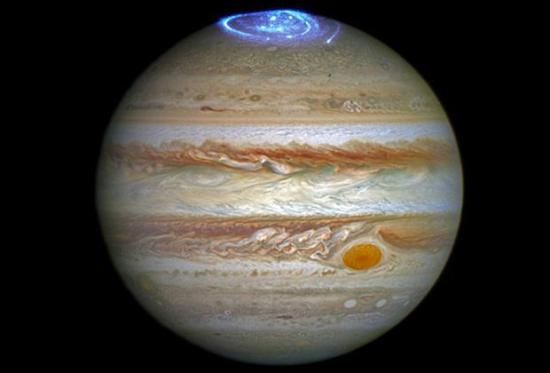 Комбинированный снимок Юпитера. Изобр...