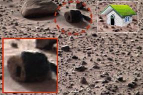 На фотографии с Марса обнаружен крошечный домик с дверным проемом