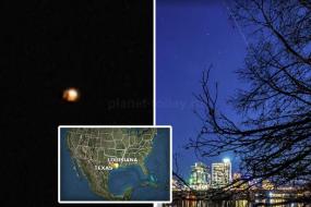 Несколько жителей штата Техас заявили, что наблюдали за огненными НЛО