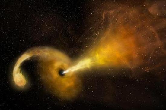 Черная дыра. Изображение: NASA