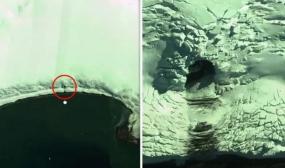В Антарктиде обнаружена странная пещера