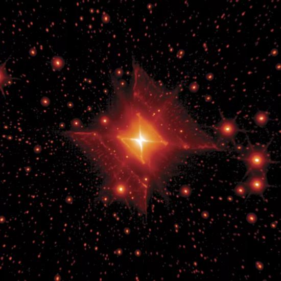 Туманность вокруг звезды MWC 922.