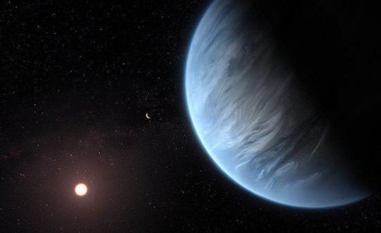 Планета K2-18b. Изображение: CC BY-SA...