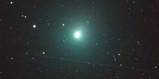 Фотография кометы ATLAS, сделанная в ...