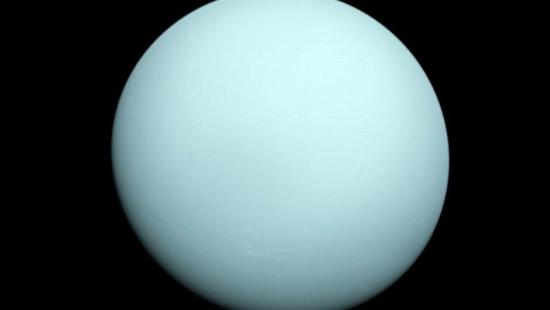 Уран, сфотографированный аппаратом «Вояджер-2»