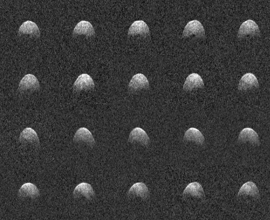 Радиолокационные снимки астероида 3200 Phaethon.