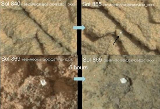 840-869 марсианские сутки. Фото марсохода Оппортьюнити