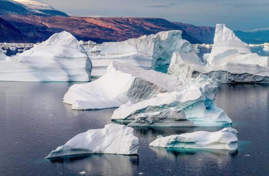 Ледники Арктики.