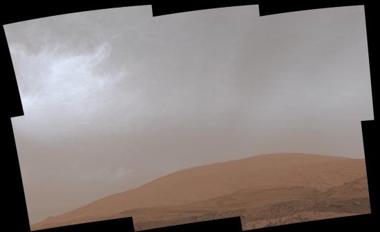 Облака на Марсе.
