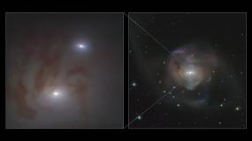 В галактике NGC 7727 обнаружены гигантские черные дыры