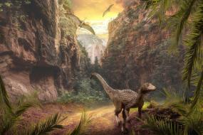 Ученые выяснили с какой скоростью бегали динозавры