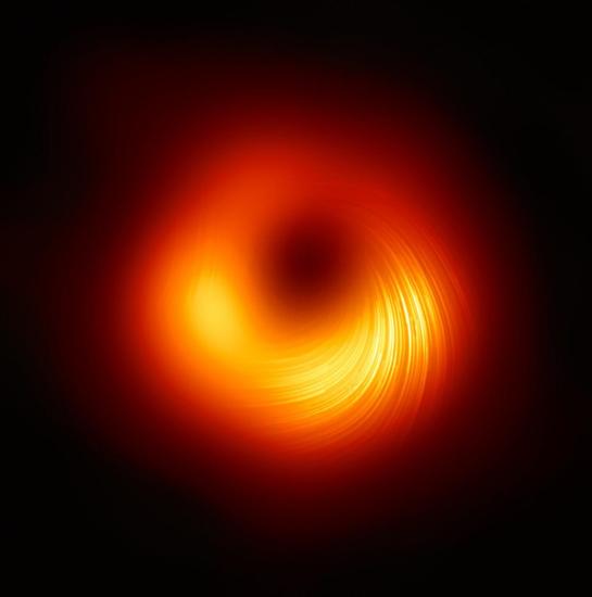 Сверхмассивная чёрная дыра в центре галактики М 87.