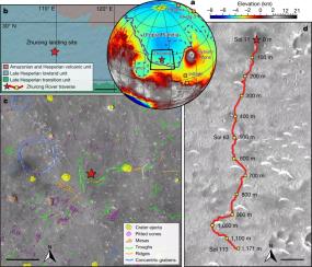 Марсоход Zhurong нашел доказательства затоплений на Марсе