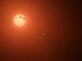 Звездные вспышки нагревают недра планет системы TRAPPIST-1