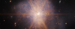 Космический телескоп Джеймса Уэбба запечатлел галактическое слияние Арп 220