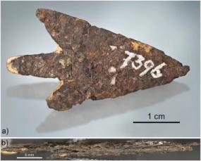 Найден наконечник стрелы из метеоритного железа
