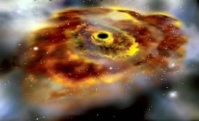 Столкновения галактик подкармливают квазары