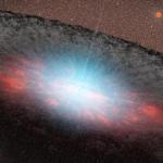 Черная дыра разорвала звезду на куски и разбросала их по галактике