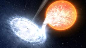 Обнаружена новая система, в которой черная дыра пожирает звезду