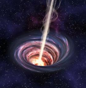 Ученые представили первое прямое доказательство вращения черной дыры