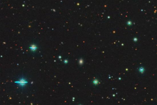 Изображение галактики, где появилась сверхновая.