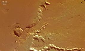 Открытие огромных запасов льда на Марсе
