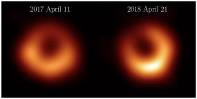 Получено новое фото чёрной дыры M87*