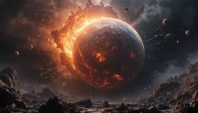 Космический удар Теи: рождение Луны и жизни на Земле