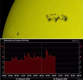 Солнечная супервспышка X8.1: третья по мощности в текущем цикле