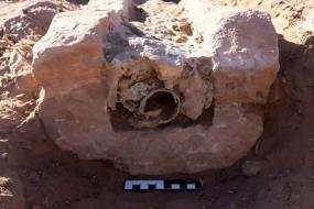  Уникальный свинцовый водовод обнаружен в древней Петре