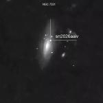 Астрономы БФУ запечатлели вспышку сверхновой в галактике NGC 7331