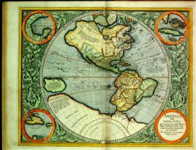 Карта Михаэля Меркатора 1592 года