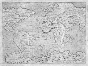 Карта Рафаэля Саванароллы 1595 года