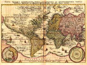 Карта Мериана 1646 года