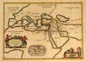 Карта Янссона 1650 года