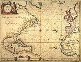 Карта 1650 года