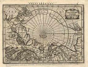 Карта Хондиуса-Янсона 1651 года