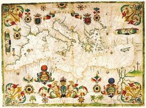 Карта Франсиса Олливье (Марсель) 1661 года