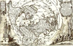 Карта Шерера 1703 года