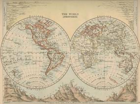 Карта 1895 года