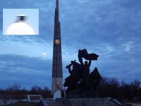 НЛО в Луганске, Украина - 7 января 2012