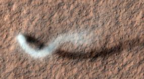 Смерчь на Марсе