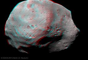 3D фотография спутника Марса - Фобоса