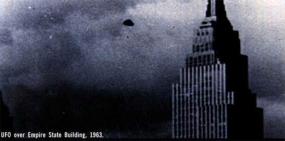 НЛО рядом с Эмпир Стайт Билдингс, США, 1963