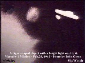 Объект с борта Меркурий 1, 1962