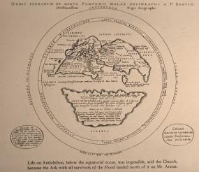 Карта Помпония Мела 40 года нашей эры