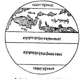 Карта мира 8 века